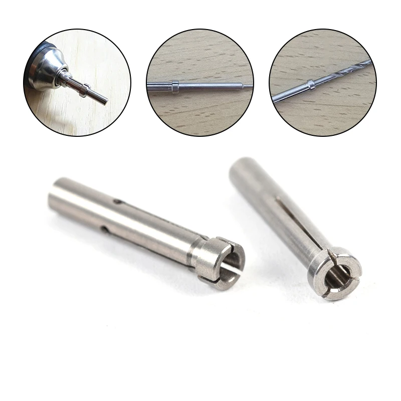 1PC Strong 210 Marathon Collect Sleeve Adapter Micromotor Handpiece Chuck Converter clamping engraving chuck drill converter 2 35 to 3 3 175mm shank collect sleeve stainless steel tool accessories