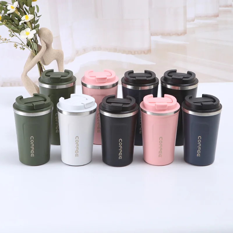 Coffee Cup Stainless Steel Thermos Mug Leak-Proof Thermos Travel Thermal  Vacuum Flask Insulated Cup Water Bottle