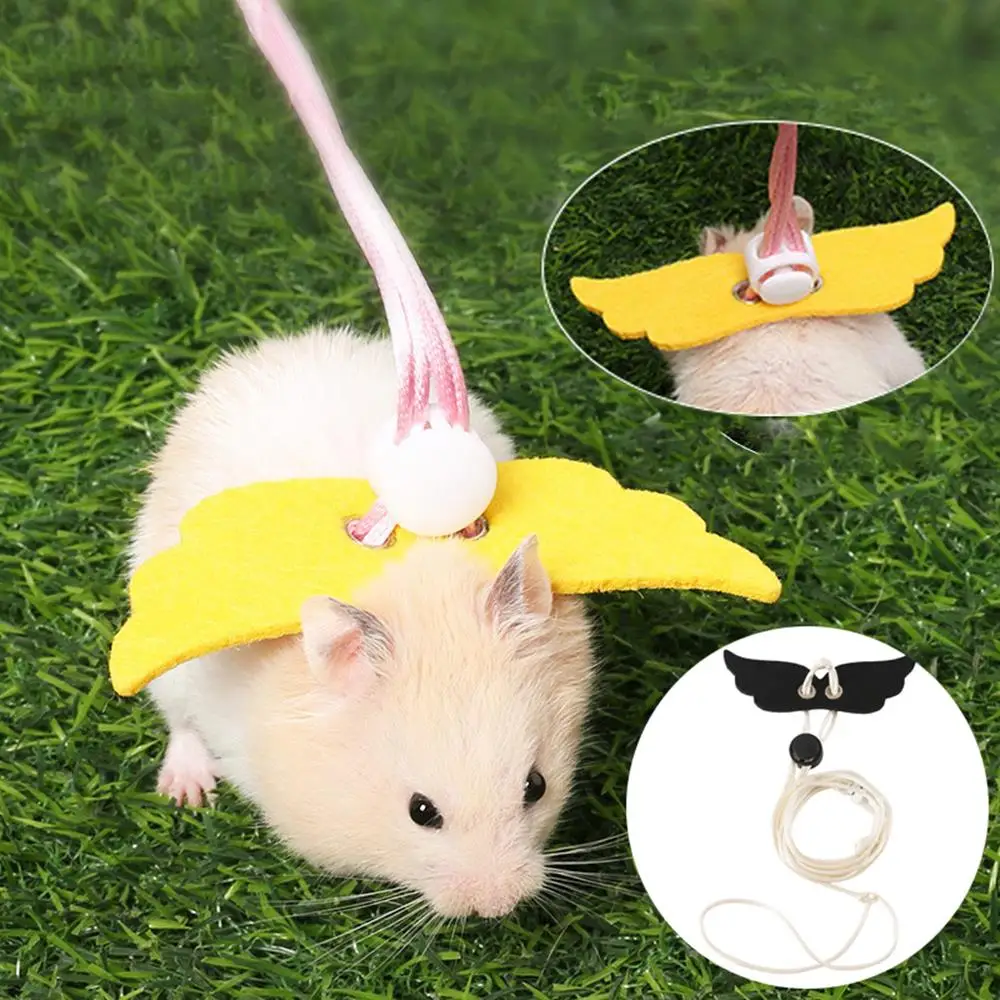 Hamster Safety Harness Leash with Wings 1