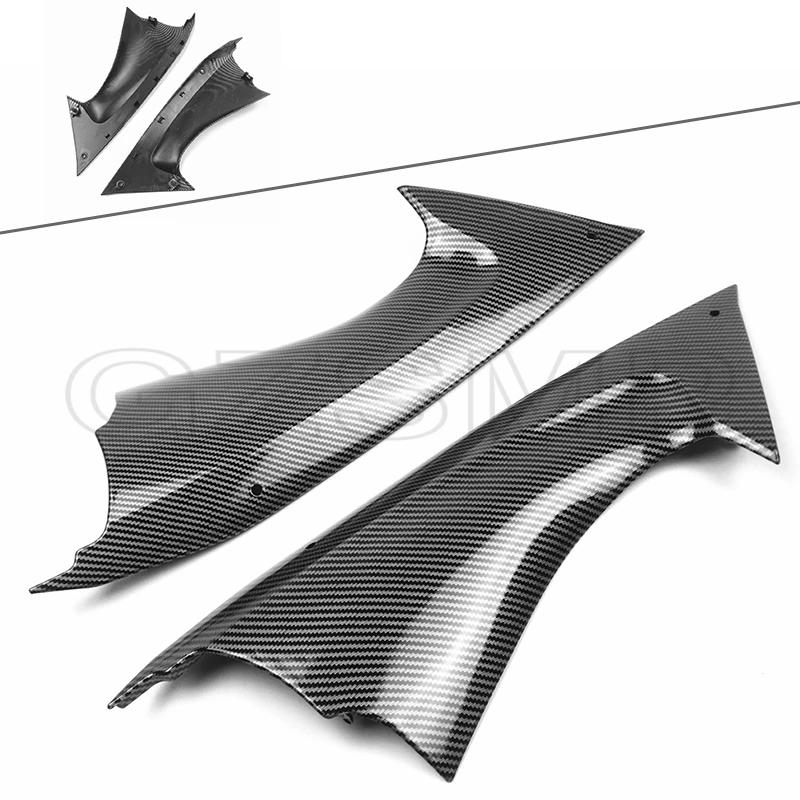 Carbon Fiber Pattern Motorcycle Air Dust Cover Fairing Insert Fit for Yamaha YZF R6 2008 2009 2010 2011 2012 2013-motorcycle accessories motorcycle fairing