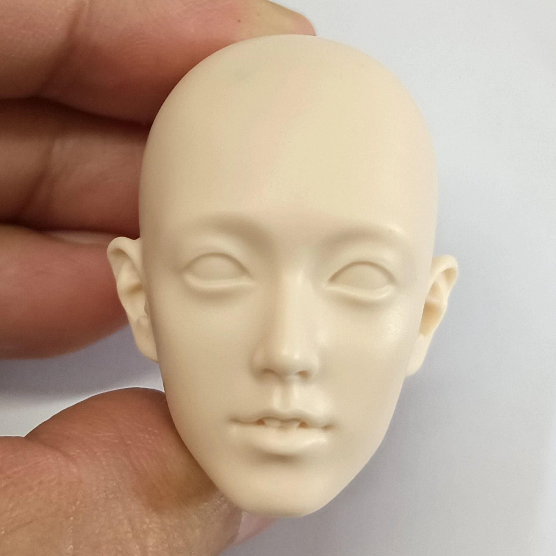 

1/6 Scale BJD Sean Xiao Smile Silent Unpainted Head Model for 12''Action Figures DIY Accessories