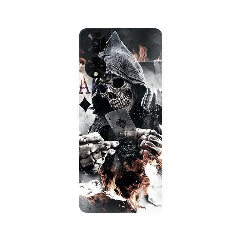 Cartoon Design Shockproof TPU Silicone Bumper Case - Soft Back Cover