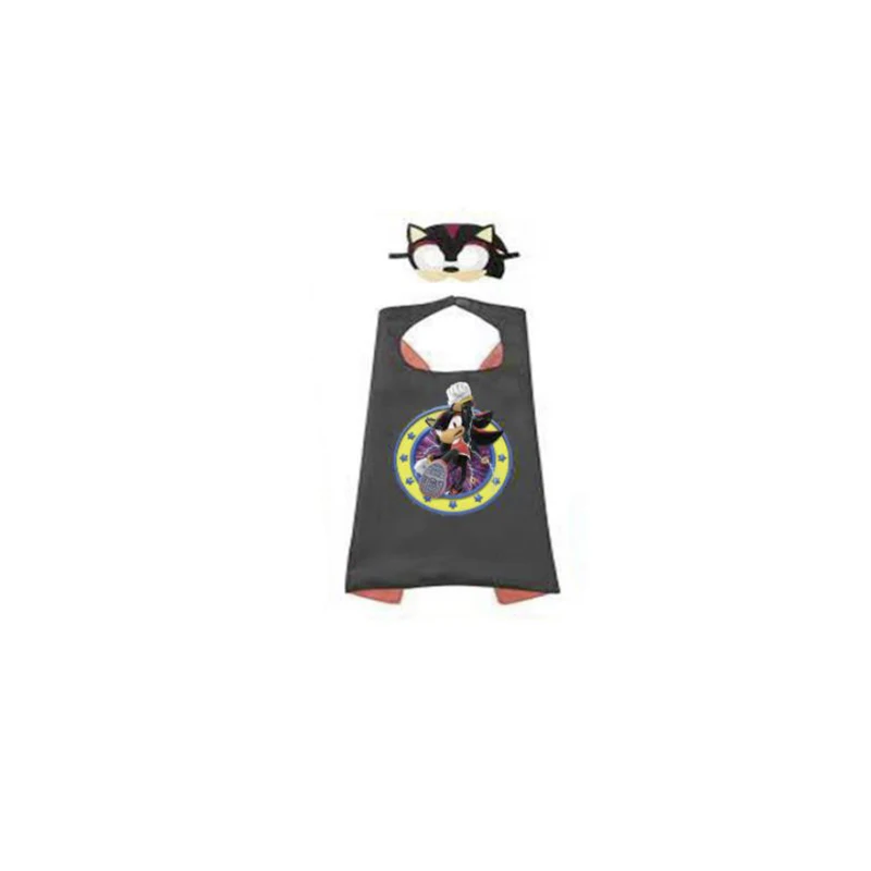 thumbnail image 1 of Conjunto de máscara de ojos con capa de Sonic The Hedgehog de Anime, accesorios para fiestas de disfraces de Halloween para niños, suministros para disfraces de Sonic con capa, 1 of 5