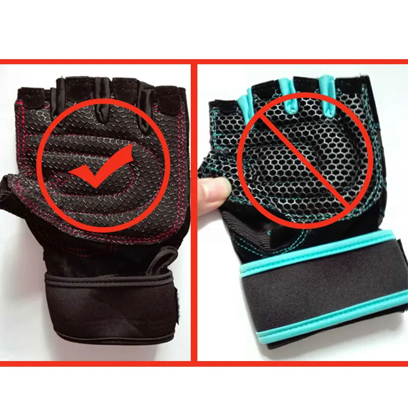 Sports Gym Gloves Half Finger Breathable Weightlifting Fitness Gloves Dumbbell cycling gloves