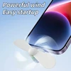 2025 Creative Mini Phone Fan - 3-in-1 Portable USB Fan for Android, Apple, and Type-C, Rechargeable and Compact 3