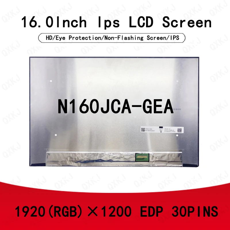 

30pin N160JCA-GEA 16,0 дюймов 1920*1200 оптовая продажа для ЖК-панели экрана дисплея монитора ноутбука