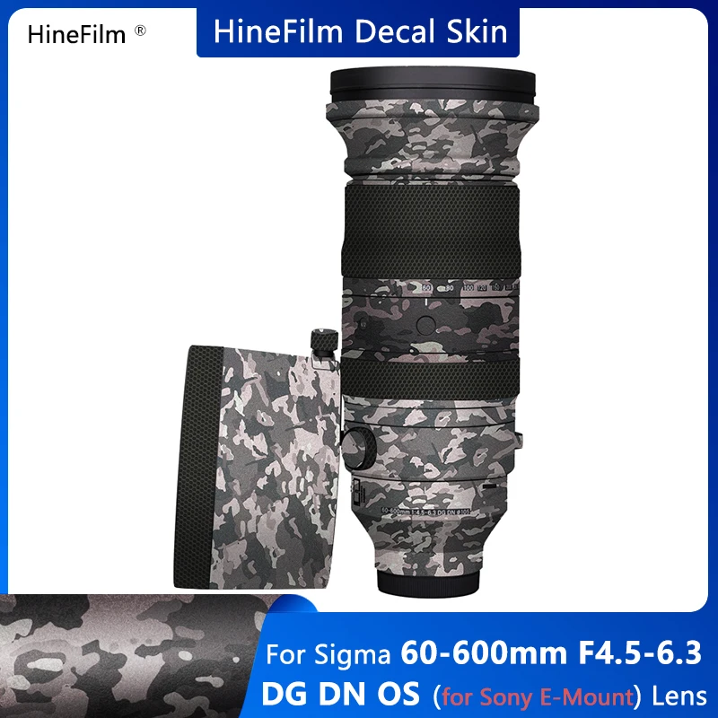 Sigma 60600 Per Sony Mount Lens Decal Skin Per Sigma 60-600Mm F4.5-6.3 Dg Dn Os Sports Lens Premium Sticker Wrap Cover Film