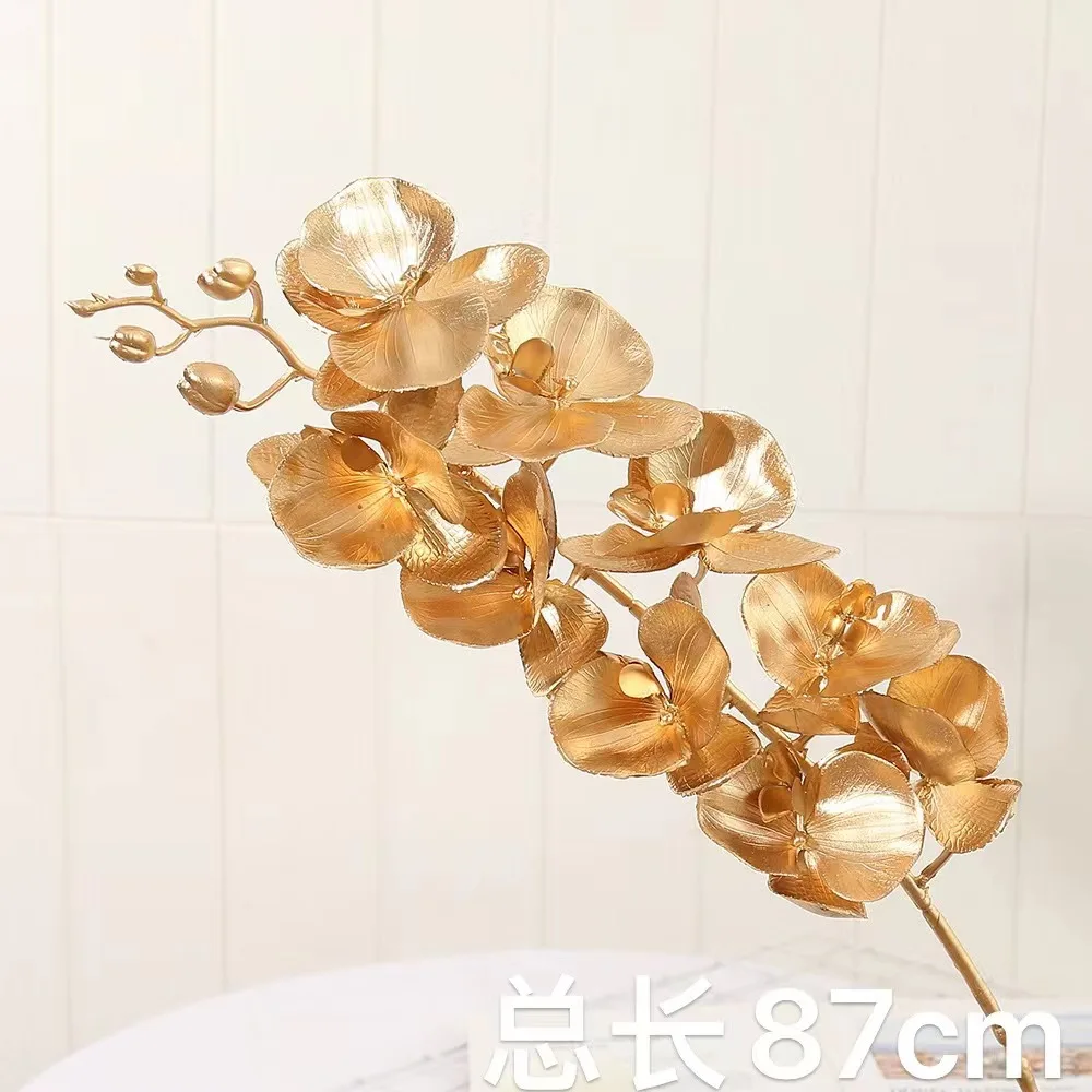 Weihnachtsdekoration, goldener künstlicher Pflanzenstrauß, gefälschte rote Früchte für Heimdekoration, Weihnachtsbaumschmuck, Neujahr 2025, Partyzubehör – Detail 20