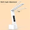 LED Desk Lamp USB Dimmable Touch with Calendar Temperature Clock Night Light Foldable Table Lamp for Study Reading Lamp 4