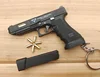 2024 NEW 1:3 G17 G34 TTI Taran Tactical Alloy Empire PUBG Mini Pistol Keychain Gun Fidget Shell Ejection Free Assembly 2