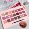 21-color Eyeshadow Palette, Matte And Shimmering Glitter Multicolor Nude Red Brown Tone Eyeshadow, Waterproof And Sweat-proof Da 6