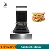 Household 110V 220V Electric Sandwich Maker Breakfast Cooking Machine with Non Stick Coating Plate Stainless Steel Kitchen Use 2