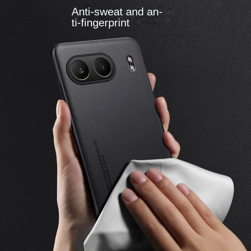 Premium Soft Vegan Leather Grain Protective Back Cover
