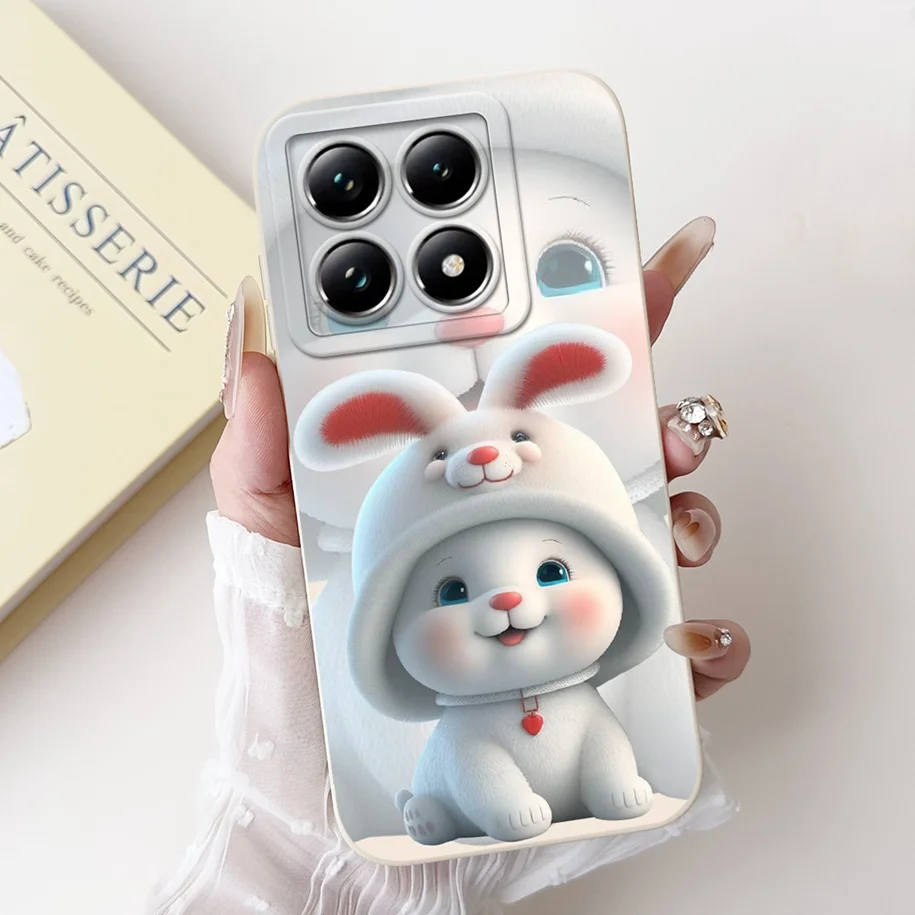 Cute Panda Rabbit Luxury TPU Protective Skin Cover