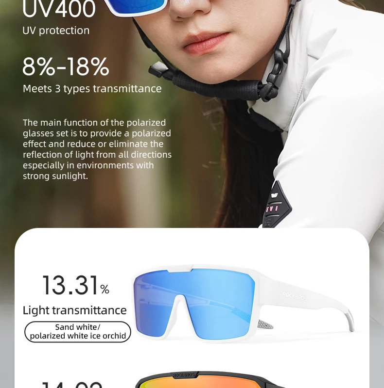 Cycling Glasses UV400 Protection Wear Sunglasses Men Women for Driving Fishing H