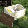 1 Outdoor Camping Storage Box With Handle 15L Foldable Storage Box Portable Camping And Picnic Storage Box Car Luggage 3