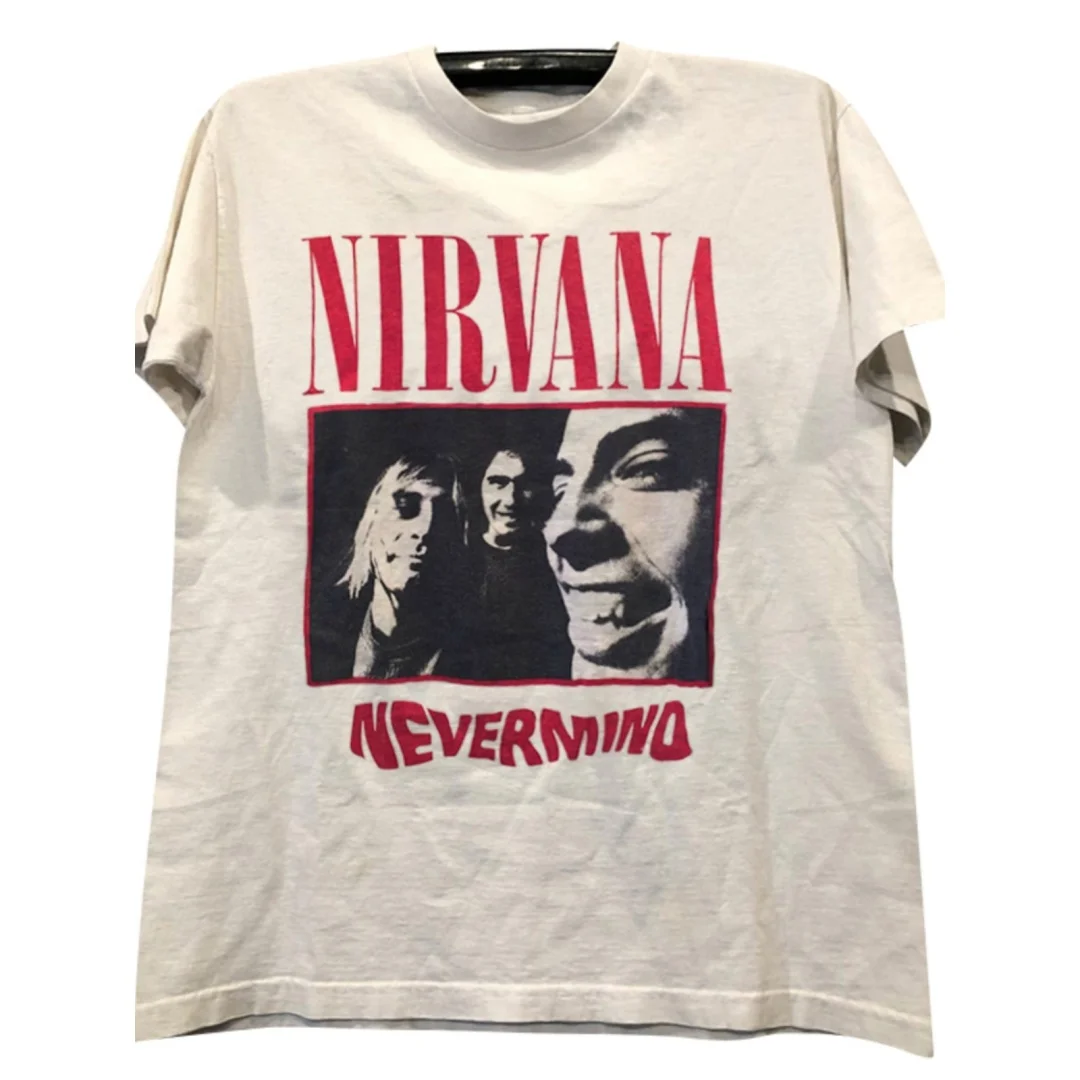 Nirvana Nevermind Band T Shirt Australian Tour Dates Cotton Graphic Rock Grunge