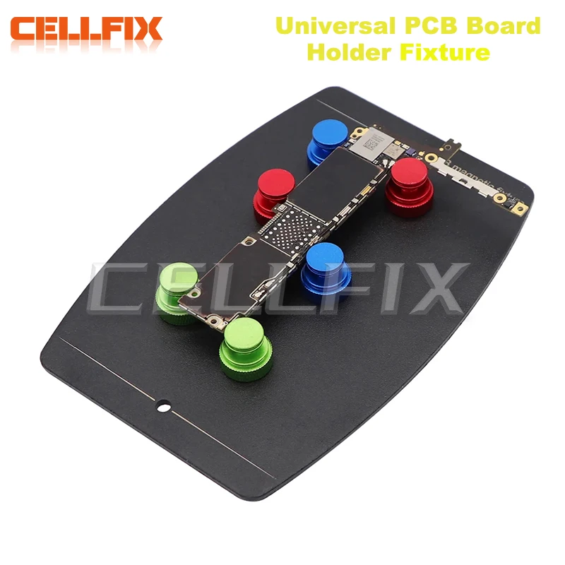 범용 PCB 보드 거치대 고정장치 납땜 플랫폼, 6 개 마그네틱 핀 그루브 고정 클램프, 회로 기판 납땜용 