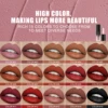 Multiple Colors Matte Velvet Lip Gloss, Waterproof Long-lasting Non-stick Cup,smooth Lipstick To Apply High Color Rendering