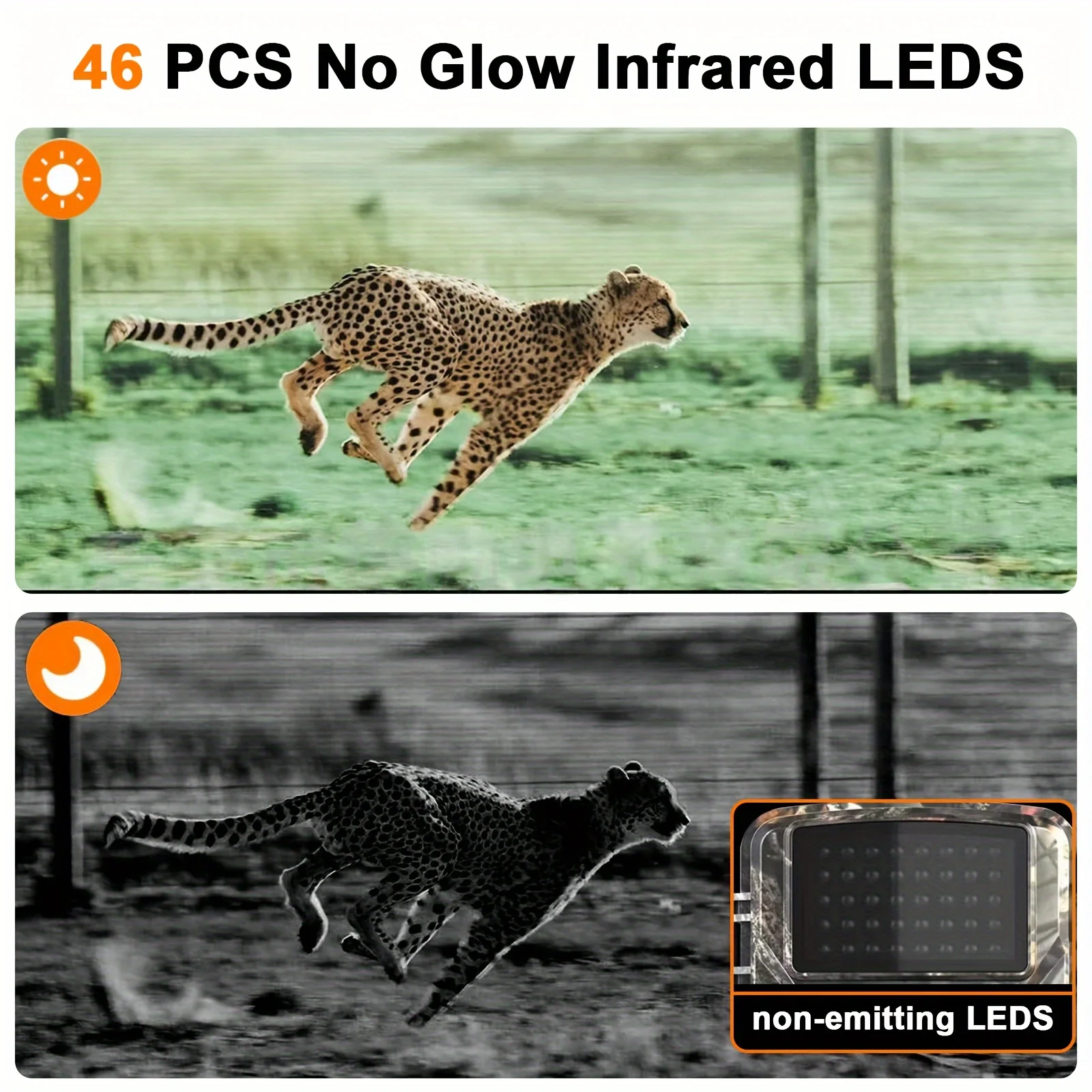 Hunting Trail Camera HD Wildlife Monitor 940nm Infrared Night Vision Activated Trigger Security Cam Outdoor Wildlife Photo Traps
