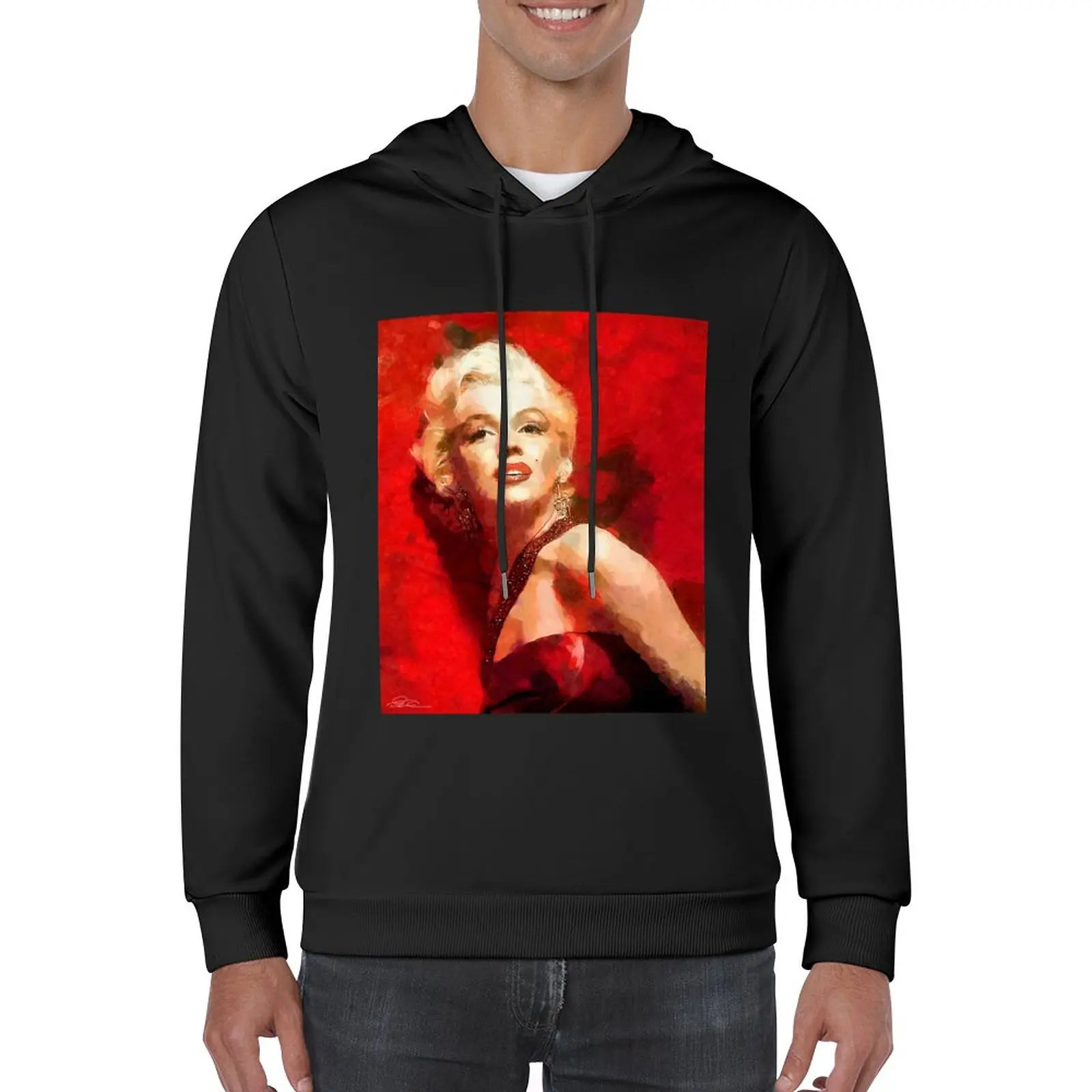 

Новый пуловер Marilyn, толстовка, модная мужская рубашка с капюшоном, Мужская одежда, новые толстовки и свитшоты