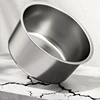 Large Stainless Steel Dog Slow Food Bowl with Thickened Stand Elevated  Pets Products Supplies Feeders Accessories Tip Proof 5