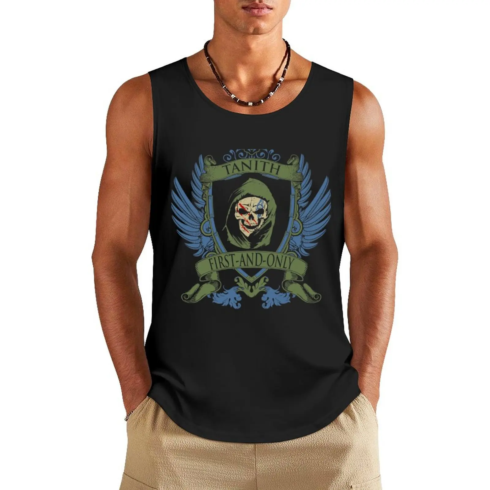 TANITH - LIMITED EDITION Tank Top basketball clothing Working vest gym men