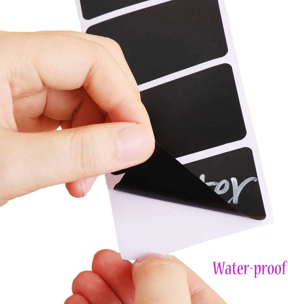 Chalkboard Labels 120pcs Waterproof Reusable Stickers Mason Jars Craft Weddings Storage Organize Kitchen