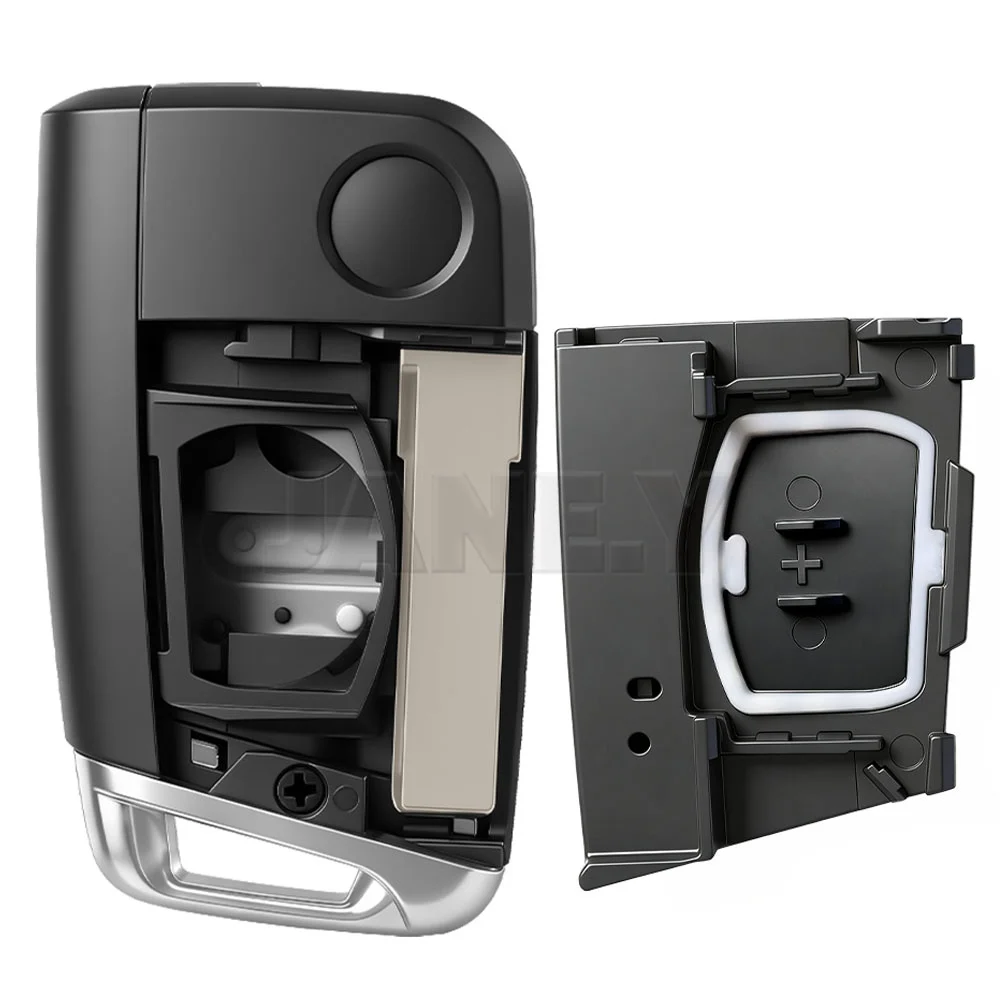 Premium Flip Remote Car Key Shell Case - Sleek Design for Enhanced Durability and Style