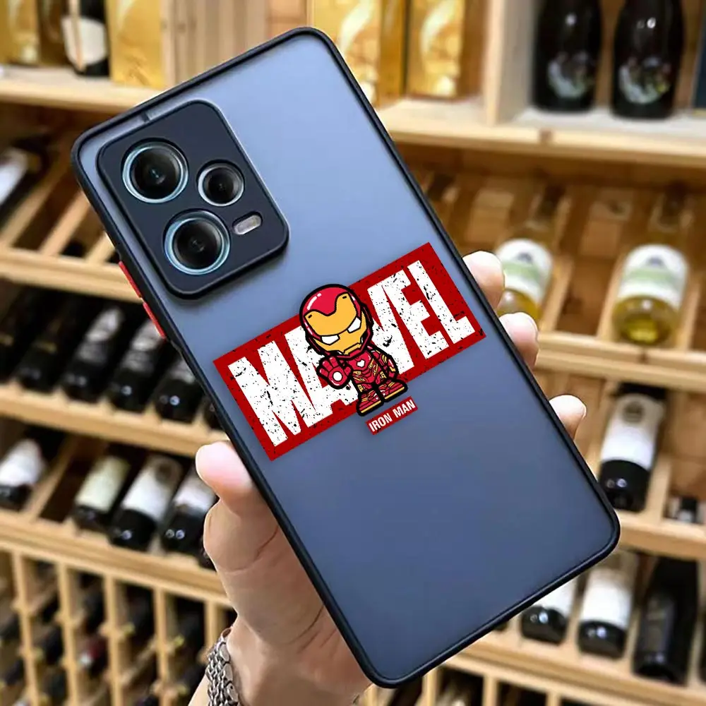 thumbnail image 1 of Funda mate para Redmi NOTE 12 11 10 11S 10S 9 9S 9T 8 7 6 5 3PRO PLUS 4G 5G Funda Shell los guapos dibujos animados de Los Vengadores de Marvel, 1 of 5