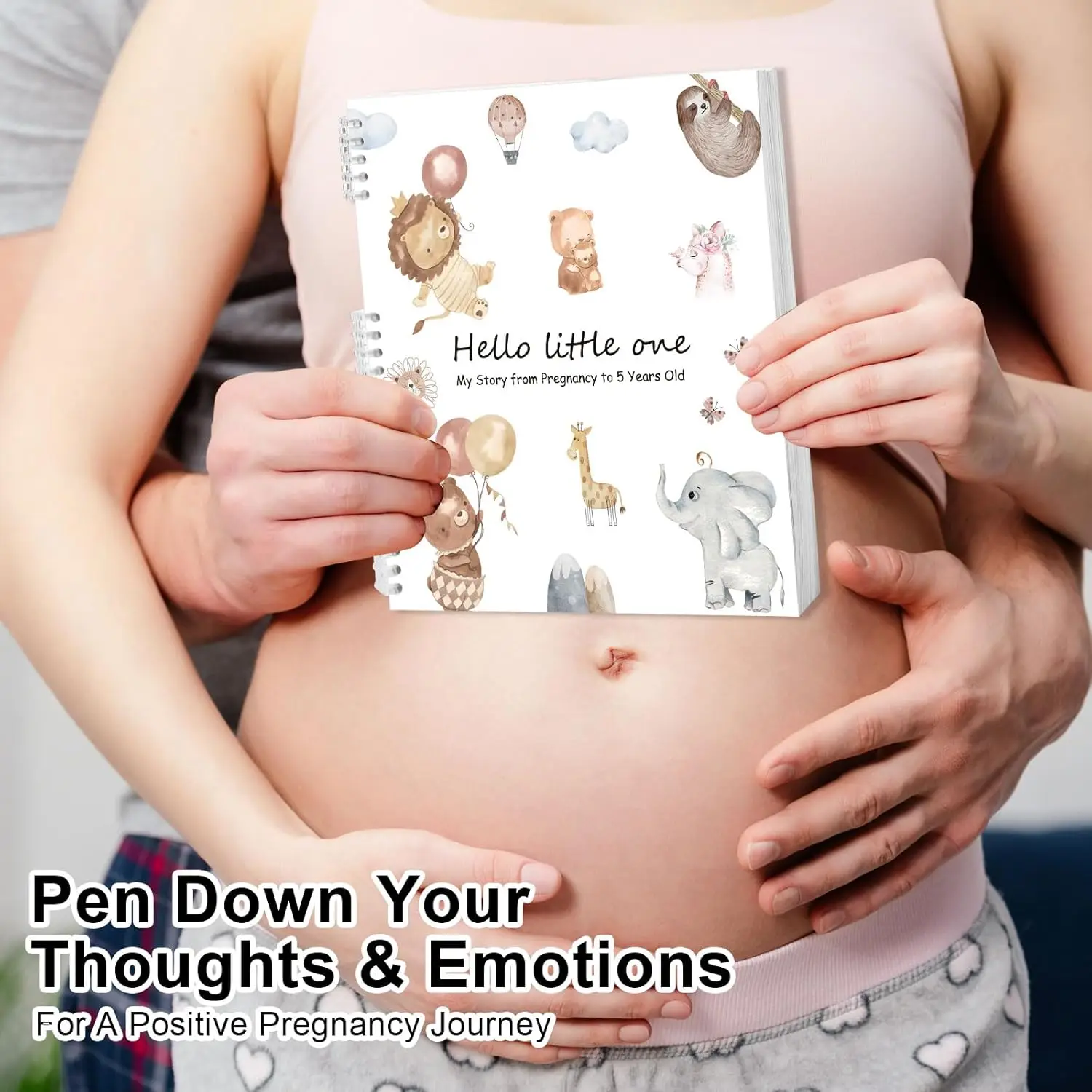 Message Book 1PC Baby Shower Guest Book Pregnancy Diary Pregnancy Anniversary Book Girls Boys Gender Reveal Party Gift Decoration