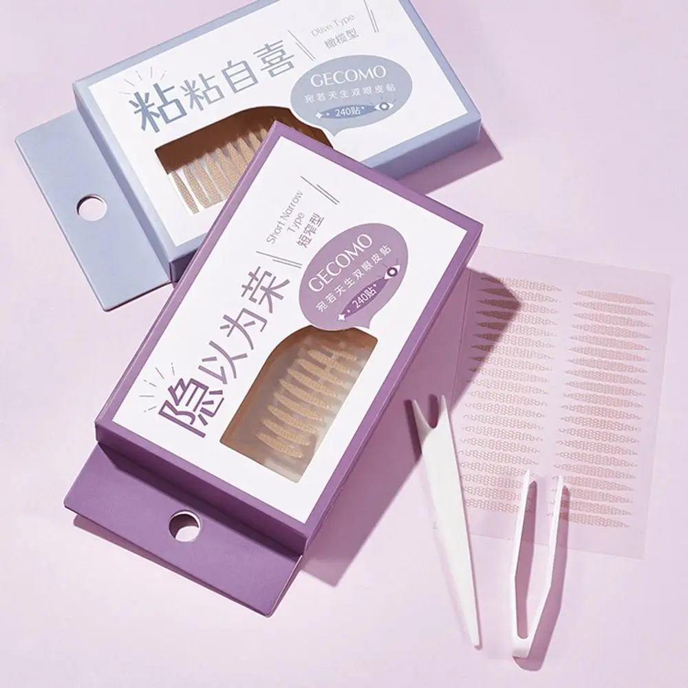 

Invisible Double Eyelid Tape Waterproof Self-Adhesive Makeup Tool Breathable Transparent Lace Eye Lift Strips Women