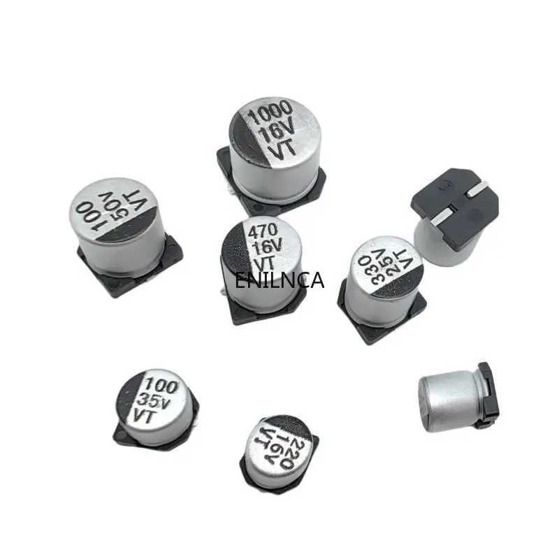 Condensador Electrolíticos De Aluminio SMD 105c 2200UF 6.3V - China Condensador Electrolítico De Aluminio De Chip (SS, Condensador De Aluminio