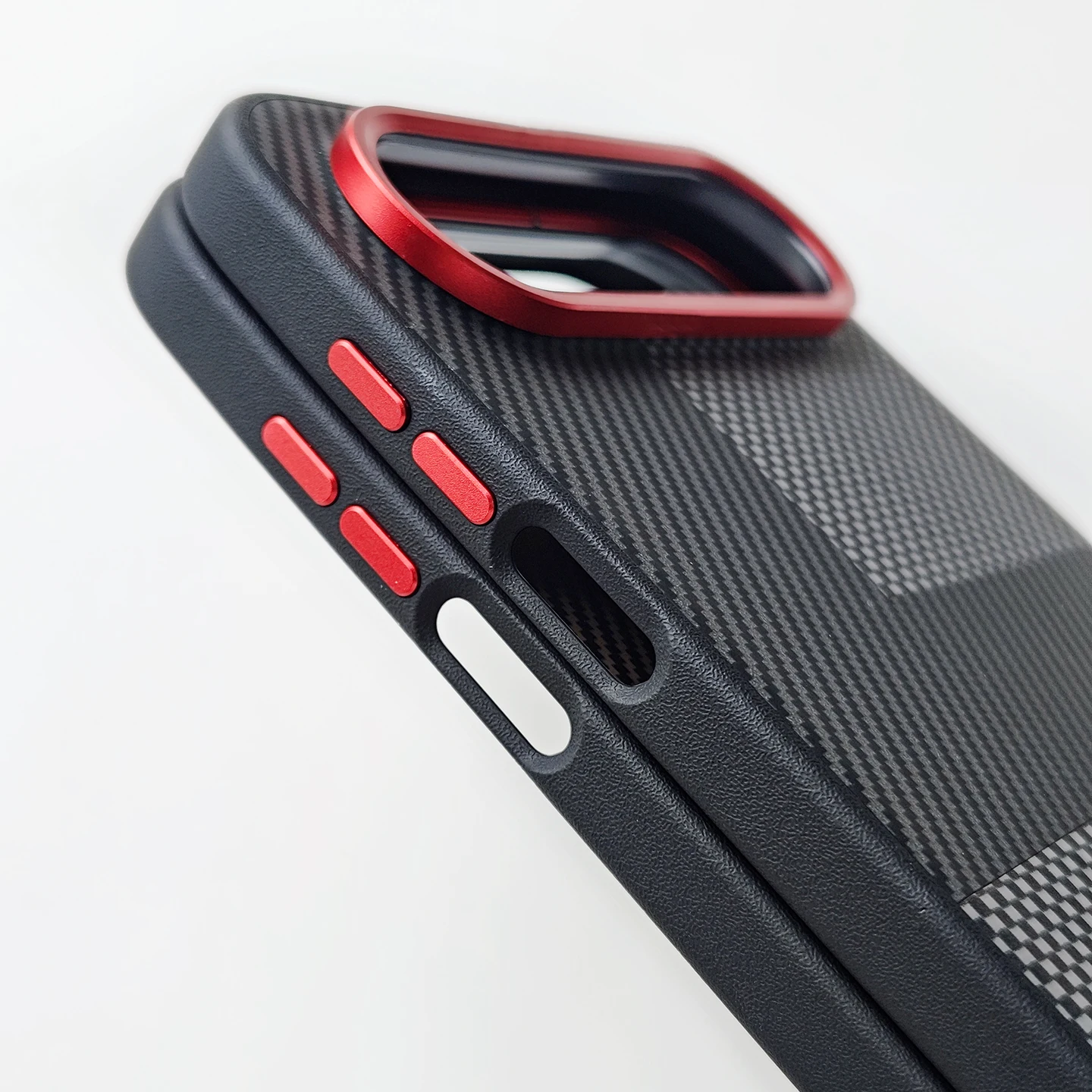 Luxury PU Leather Matte Shockproof Protective Back Cover
