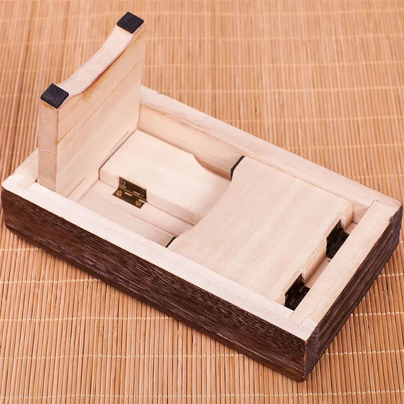 Small Ergonomic Meditation Bench Stool Portable Design with Folding Legs Wooden Low Seat for Meditations, Yoga, Prayer, Seiza