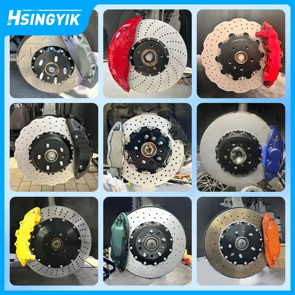 Auto Parts Cross Drill Drilled Slotted Front Rear Floating Brake Rotors For BMW M5 M6 F6 F10 528xi 535xi F12 F13 F22 M240i