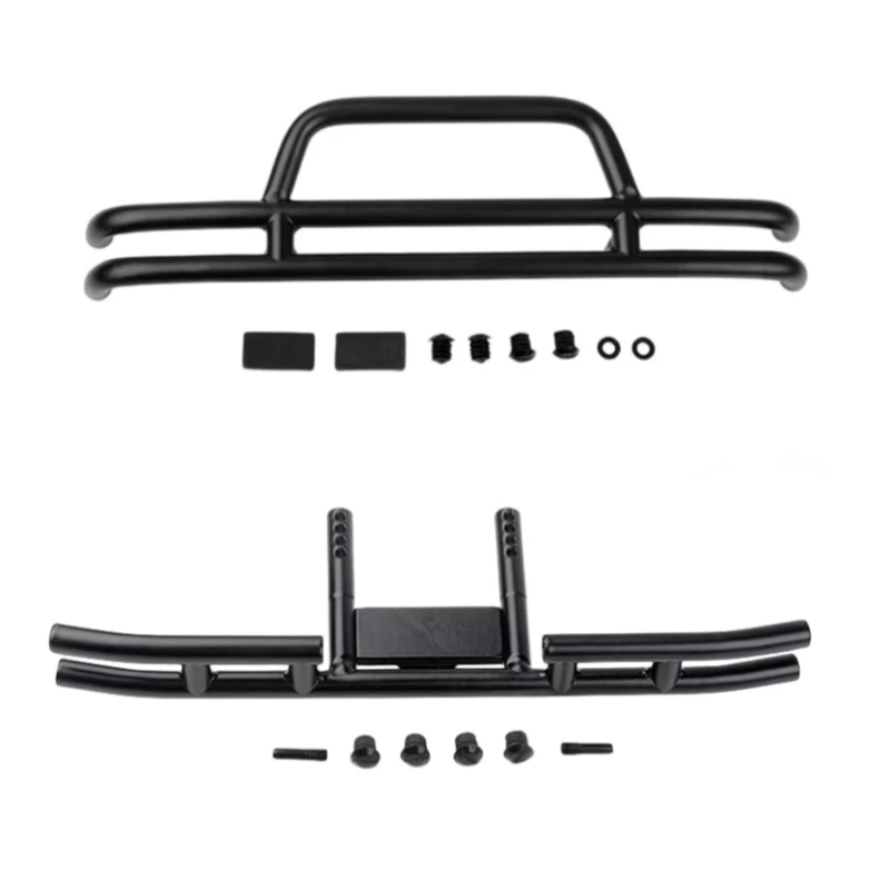 

Tough Armor Double Steel Tube Front/Rear Bumper for 1/10 Scale Rock Crawler Truck RC4WD Trail Finder 2 RC Car Upgrade Part