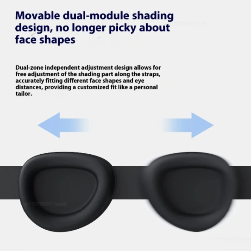 Dreamlight 3D Stereoscopic Full Blackout Sleep Mask - Adjustable, Soft, and Portable Eyeshade Blindfold