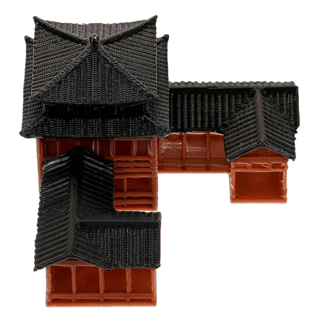 Micro Landscape Garden Building Model Small Plastic Statue Desktop Decorations Yard