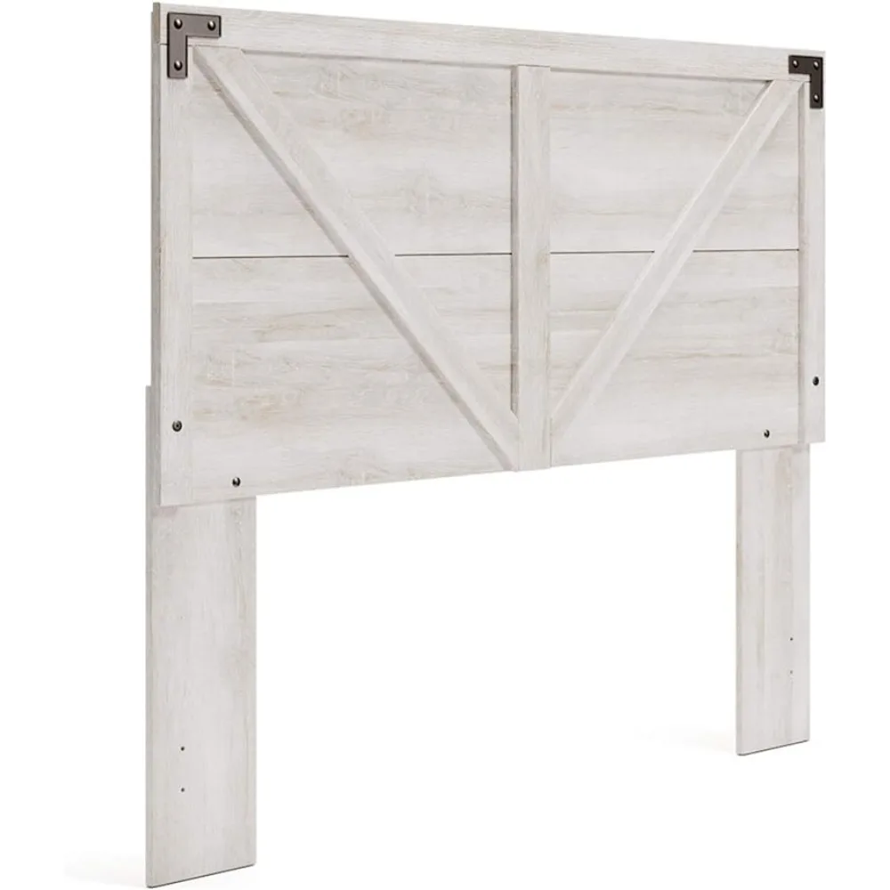

Modern Farmhouse Headboard Queen Whitewash Bedroom Furniture Home