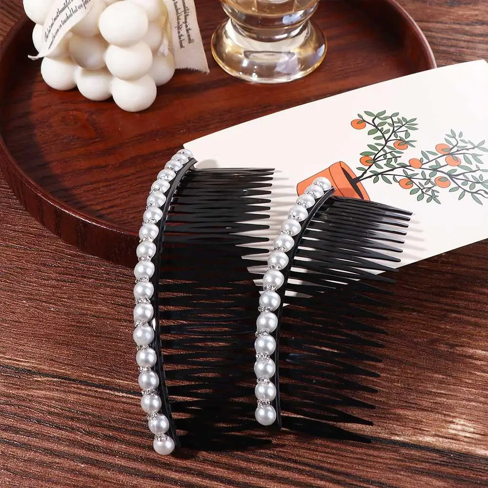 

Headwear Ponytail Holder Hairpins For Girls Headband Women Hair Comb Girl Bangs Clip Crystal Hair Clips Korean Barrettes