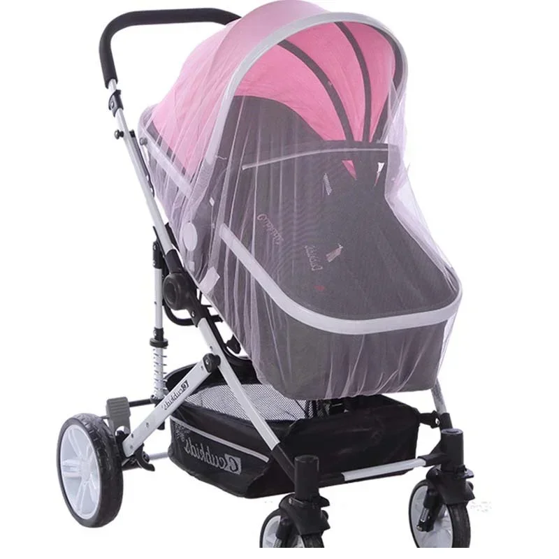 Baby Stroller Net Baby Stroller Mosquito Net Pushchair Cart Insect Shield Net Mesh Safe Infants Protection Mesh Cover Accessories