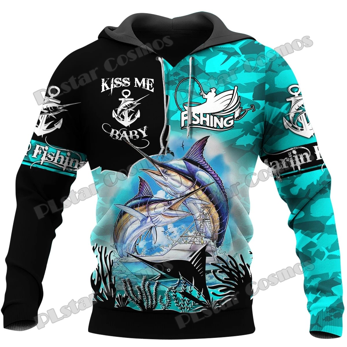 

PLstar Cosmos Marlin Fishing 3D Printed Fashion Men's Hoodie & Sweatshirt Unisex Casual zipper Hoodie Autumn Tracksuits