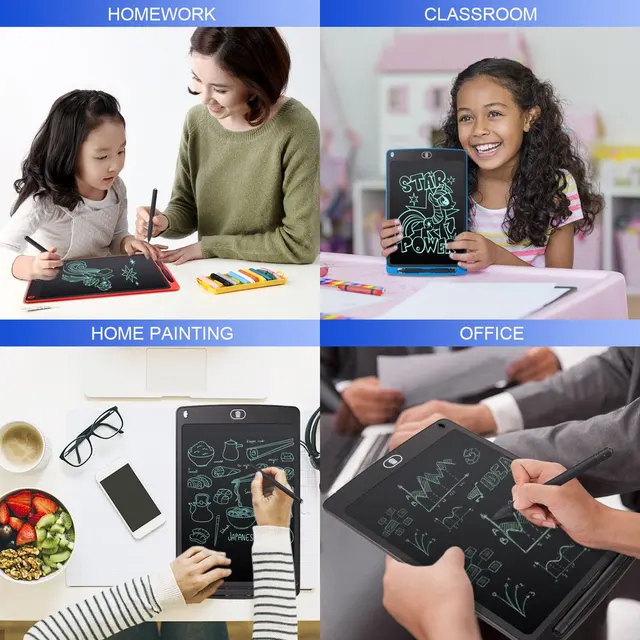 12 Inch Electronic Drawing Board LCD Screen Writing Tablet Digital Graphic Drawing Tablets  Handwriting Pads Board for Children 3