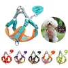 Pet Dog Harness and Leash Set Adjustable Flannel Chest Harness Reflective Breathable For Small Dogs Teddy Chihuahua Pet Supplies 1