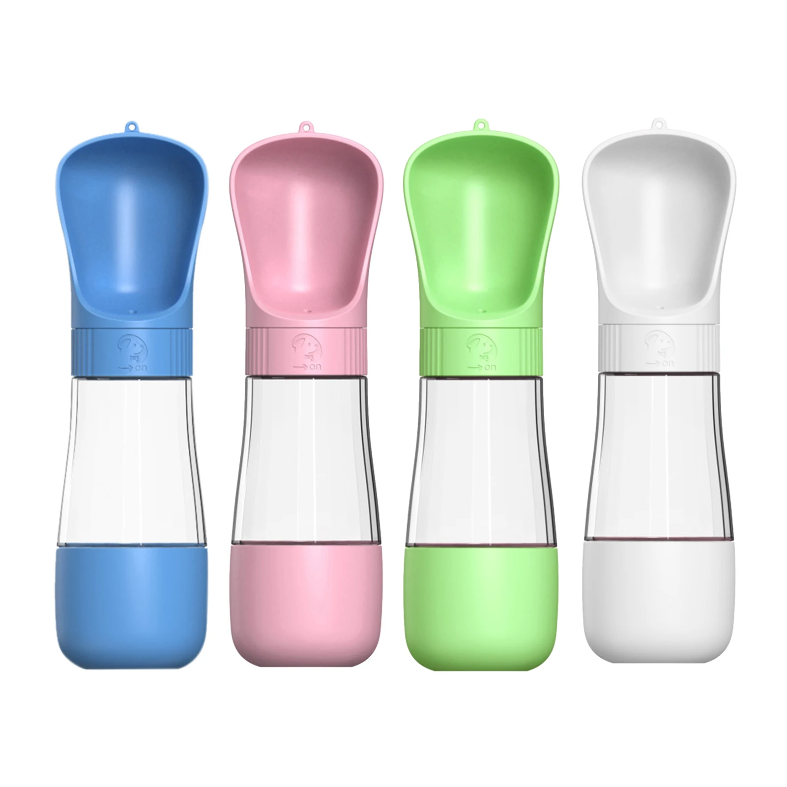 Dispenser Per Bottiglia D'Acqua Per Cani 2 In 1 Bottiglia D'Acqua Portatile In Plastica Animali Domestici Ciotola Per Alimentatore Per Acqua Potabile 