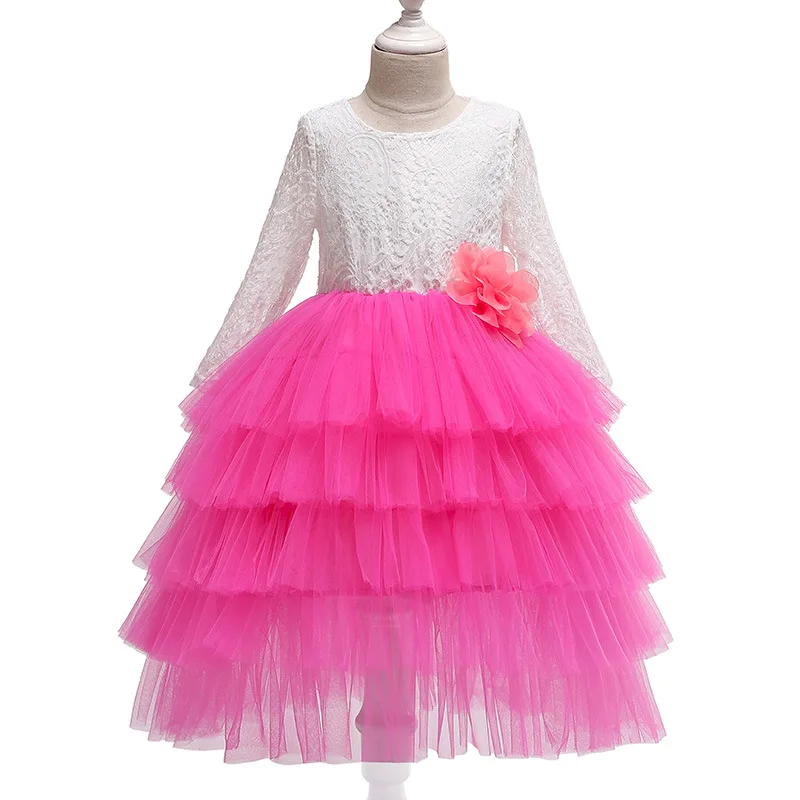Little Girl Elegant Princess Dress Baby Children's Clothing Tutu Kids Dresses for Girls Clothes Wedding Party Gown Vestidos