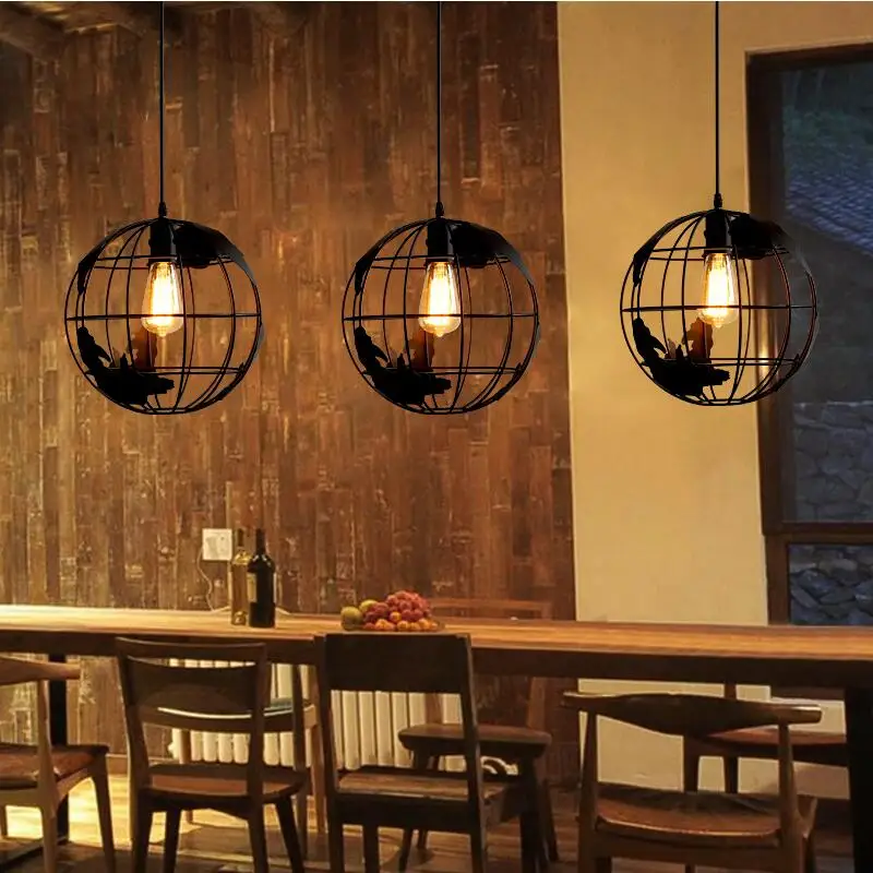 

Nordic Earth Pendant Light Restaurant lamparas colgantes para techo Industrial Lamp Globe Decor Living Room Kids Home chandelier