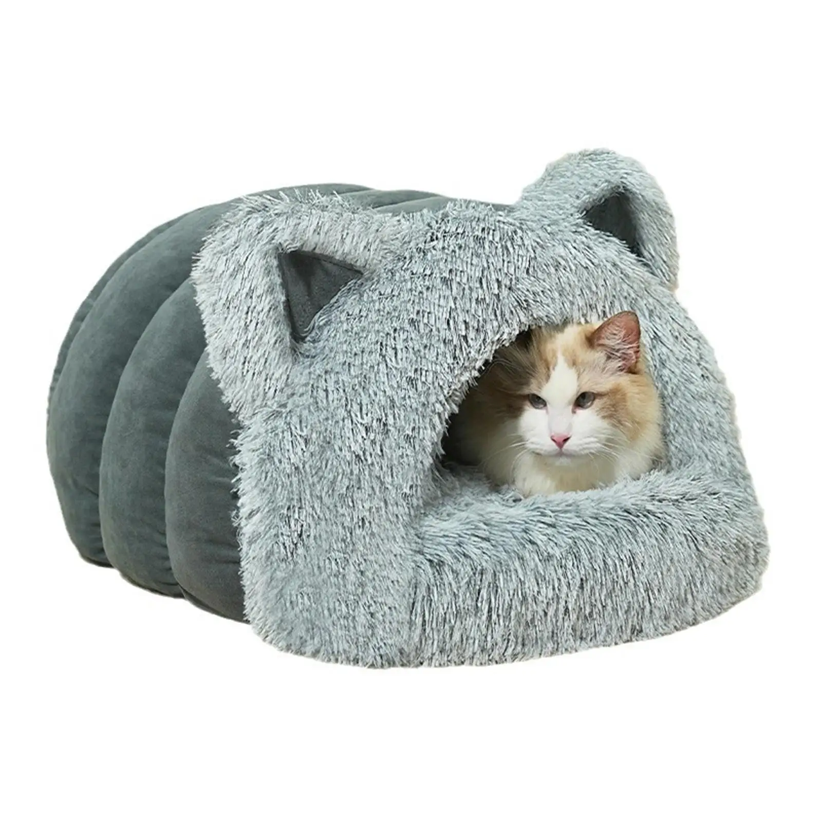 Cat Cave Bed Soft Washable Semi Enclosed Self Warming Pet Bed Sleeping Bag for Rabbits Small Animal Kittens Chihuahua Ferrets Cat Cave Bed Soft Washable Semi Enclosed Self Warming Pet Bed Sleeping Bag for Rabbits Small Animal Kittens Chihuahua Ferrets