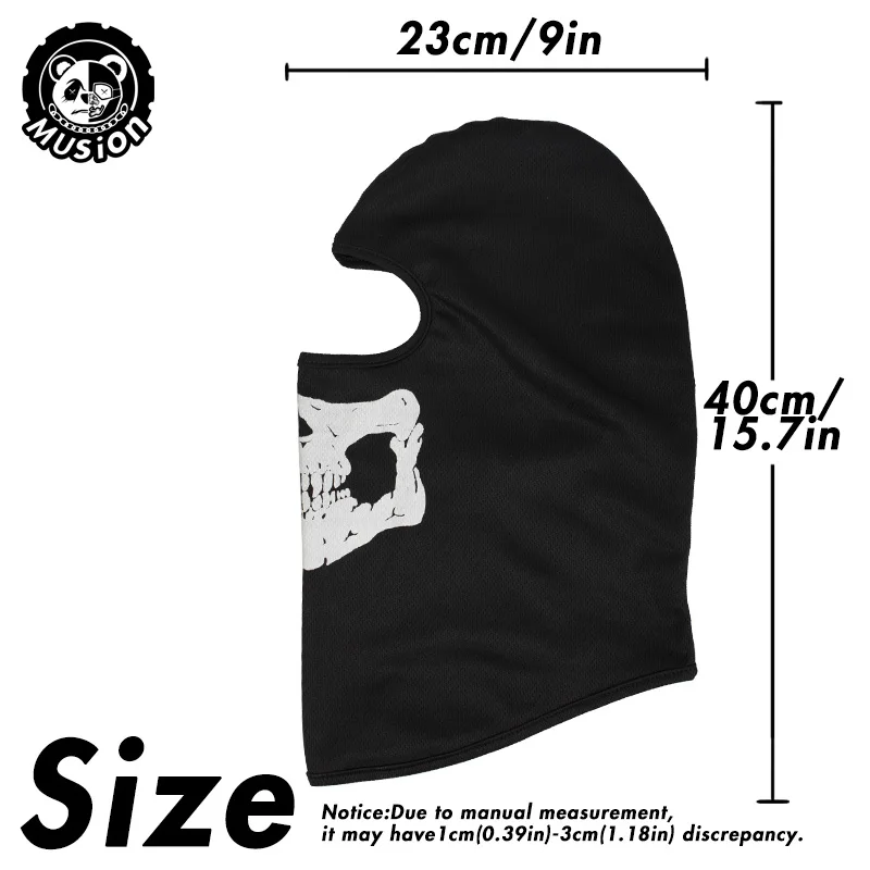 Black Ghosts Balaclava Full Face Mask for Outdoor Adventures and Sports